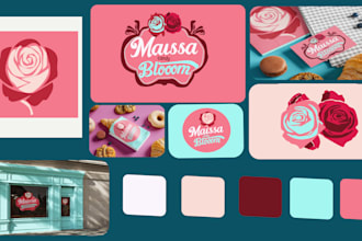 design a  minimaliste logo and full brand identity