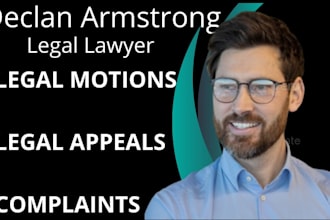 expertly draft court documents, legal motions, complaints and legal pleadings
