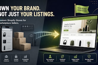build a shopify store for amazon sellers to own their brand