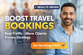 viral travel site promotion, travel and tours marketing to boost online bookings