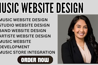 do designs on your music website to showcase your art