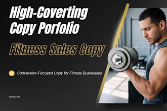 write fitness sales copy