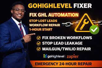 fix broken gohighlevel automation and ghl workflow