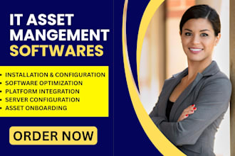 setup ninjaone scrut teamviewer servicenow IT asset management softwares