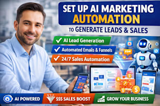 set up ai marketing automation to generate leads and sales