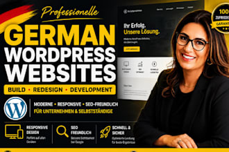 build german wordpress website or redesign germany wordpress website development