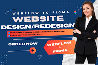 migrate webflow to figma, design webflow website or landing page