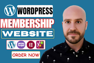 build wordpress membership website with subscription and payments system