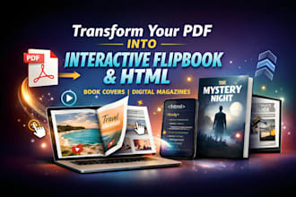 convert pdf to digital flipbook digital magazine for amazon KDP book cover