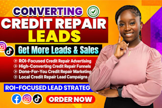 credit repair leads credit consultation leads facebook ads promotional video