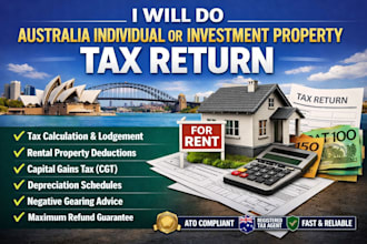 do your australia individual or investment property tax return