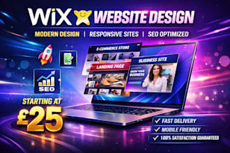 design wix website redesign wix studio revamp and wix seo expert
