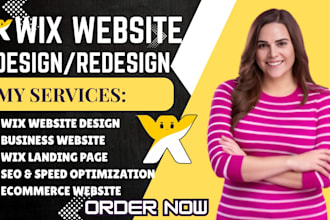 design and redesign wix website landing page wix website development wix blog