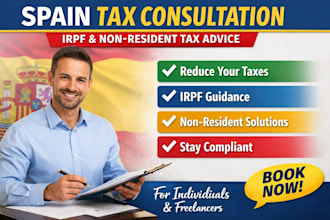 provide expert spain tax consultation irpf and non resident tax