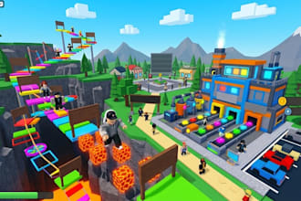 build a custom roblox obby, tycoon, simulator or adventure game