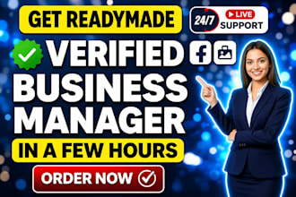 professional meta business manager and ad account setup