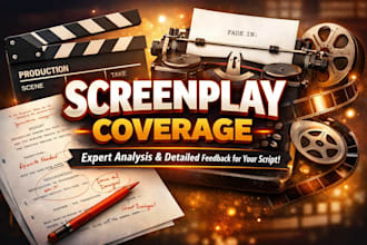 provide screenplay coverage with detailed notes, analysis for your TV screenplay