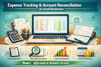 do monthly bookkeeping expense tracking and reconciliation