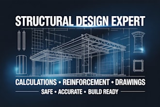 provide structural calculations, beam design and reinforcement detailing