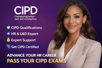 assist you in all tasks of cipd level 3, level 5 and level 7