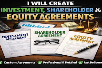 create investment shareholder and equity agreements
