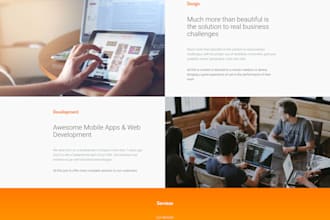 build a modern vue 3 tailwind landing page or saas frontend