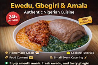 do amala and gbegiri and ewedu