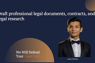 draft professional legal documents, contracts, and legal research