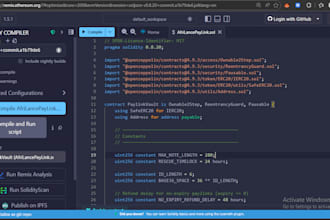 develop all kind of secure solidity smart contracts