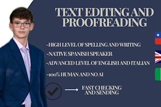 correct the grammar and writing of your text to make it look professional