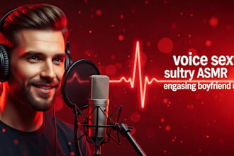 record voiceover nsfw male voice asmr voice acting narration anime voice actor