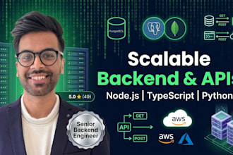 build scalable backend, apis, and system architecture