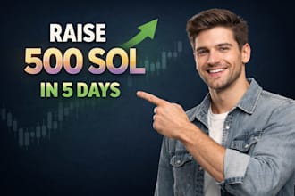 raise 500sol, solana coin sales pump fun promotion to reach 100per bonding curve