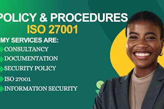 create and customize iso 27001 policies and procedures