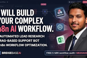 build a high logic n8n ai agent and custom automation workflow