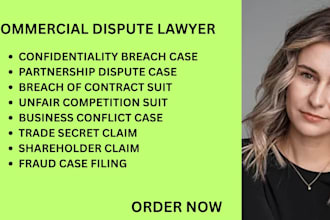 create court complaints for fraud cases, trade secrets, and business conflicts