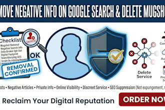 remove negative personal info on google search and delete mugshots