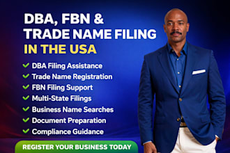 handle your dba filing, fictitous trade name registration