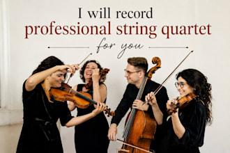 record professional string quartet for you