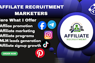 do affiliate recruitment, influencer outreach, MLM leads