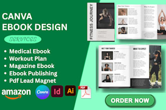 design format canva ebook, workbook typesetting, amazon kdp lead magnet