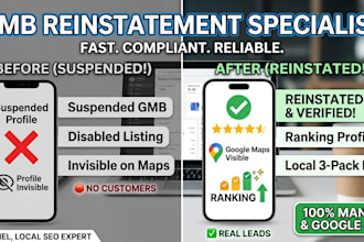 reinstate suspended gmb and fix google my business issues fast
