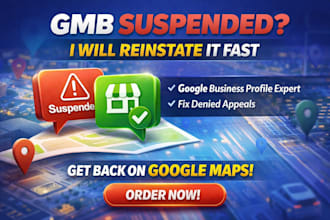 reinstate suspended google business profile and fix denied gmb appeal