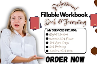 create a professional fillable workbook for coaching, budgeting, growth program