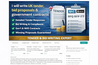 write winning UK tender and bid proposals