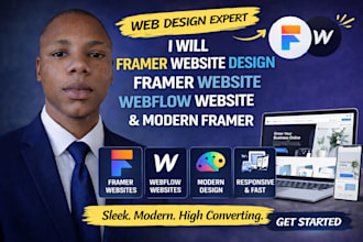 framer website design, framer website, webflow website and modern framer design