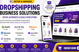 setup shopify dropshipping auto ds dsers syncee trendsi spocket zendrop dropsure