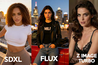generate custom ai images with sdxl, flux or z image turbo