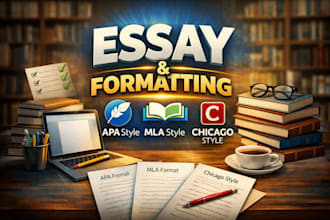 edit and format essays papers and reports in apa or mla