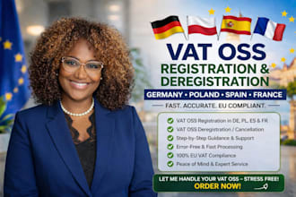 vat and oss registration or deregistration for germany, france and poland